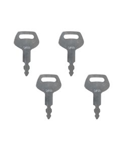 4Pcs Ignition Keys KHR20070 Compatible with Case Excavator CX130 CX130B CX130C CX130D CX130D LC CX135SR CX145C SR 