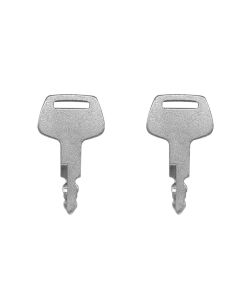 Ignition Keys 41307-00007 2Pcs For Bobcat For Hitachi For Sunward For Thoms 