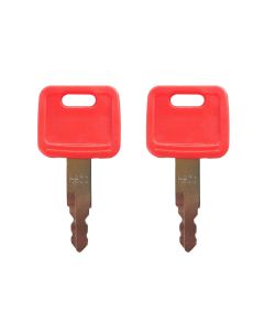 Ignition Key 4286465 2PCS for New Holland for Fiat for Case for Hitachi for John Deere