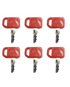 Ignition Key ELI80-0138 6PCS for Hitachi for John Deere for Fiat for Case for New Holland