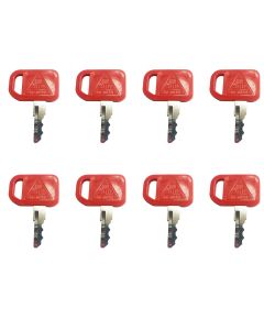 Ignition Key ELI80-0138 8PCS For John Deere For Fiat For Case For Hitachi For New Holland