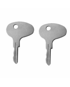 2 PCS Ignition Key 123243 For Caterpillar For Kumiai
