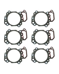 6PCS Cylinder Head Gasket 6151-12-1810 for Komatsu