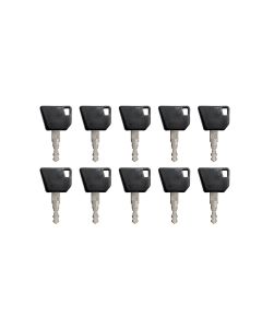 10 Pcs Ignition Keys 14607 For Caterpillar For JCB For Dynapac For Bobcat