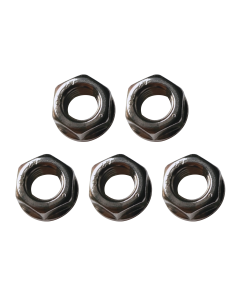 5Pcs 3818824 Engine Hexagon Flange Nut Stainless Steel Turbocharger Mounting Nut for Cummins