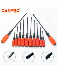 Candotool Slotted Phillips Magnetic Screw Driver Screwdriver Set With Soft Handle