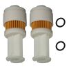 2 Pcs Fuel Filter 65L-24563-00-00 for Mercury 
