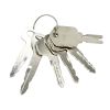8 Keys Forklift Key Set with key ring for Cat for Komatsu for Doosan for Hyster for JCB for Yale for Clark