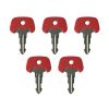 5Pcs Jungheinrich Red Electric Stapler Ignition Key 702 For Komatsu
