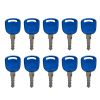 10 Pcs Ignition Keys 14601 Compatible With Ford Tractor TS100A TS100A STANDARD TS110A STANDARD TS115A TS115A