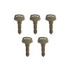 Ignition Keys 6C040-55432 5Pcs For Kubota For New Holland For Case