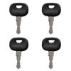 Ignition Keys 10221073 4PCS for Liebherr for John Deere