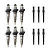 Fuel Injectors 0 445 120 018 6PCS with Connector Tube for Dodge