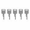 5Pcs Ignition Keys D250 Compatible with Case Skid Steer Loader 1840 1845C 40XT 60XT 70XT 75XT 85XT 90XT 95XT