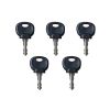 5 Pcs Ignition Keys 14607 For JCB For Volvo For Terex For Bobcat For Dynapac