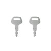 2PCS Ignition Key KHR20070 Compatible with Case Excavator CX350DLC CX460 CX470B CX470C CX490DLC CX490DRTC CX500DLC CX500DRTC CX700 CX700B CX750DRTC CX750DRTCME CX75CSR CX75SR