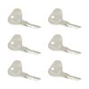 6Pcs Ignition Keys 3241232412 for Kubota for Mahindra for Cub Cadet for Case