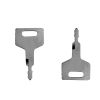 2Pcs Ignition Keys 17001-00019 For Takeuchi For Case For Gehl For New Holland