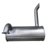 Muffler 4448024 For Isuzu For Hitachi