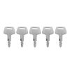 Ignition Keys 5Pcs HD62 For Bobcat For Hitachi For Nogano For Sunward For Thomas