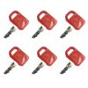 Ignition Key ELI80-0138 6PCS for Hitachi for John Deere for Fiat for Case for New Holland