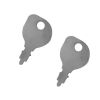 Ignition Keys 725-0201 2PCS for Cub Cadet for John Deere for Craftsman for Murray