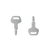 2PCS Ignition Key KHR20070 Compatible with Case Excavator CX350DLC CX460 CX470B CX470C CX490DLC CX490DRTC CX500DLC CX500DRTC CX700 CX700B CX750DRTC CX750DRTCME CX75CSR CX75SR