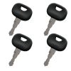 Ignition Keys 10221073 4PCS for Liebherr for John Deere