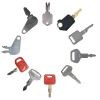 Heavy Construction Equipment Ignition Keys K250 10Pcs For Caterpillar For Bobcat For Komatsu For Kobelco For John Deere For Hitachi