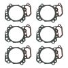 6PCS Cylinder Head Gasket 6151-12-1810 for Komatsu