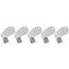 5 Ignition Keys 2498 Compatible With Isuzu Excavators