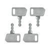 4PCS Ignition Starter Key 14644 for Terex for Bosch for Neiman for Benford for Merit for Bomag for Hatz for Yanmar for Belle