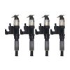 4Pcs Fuel Injectors 973297035 Compatible With Isuzu NPR NPR-HD Diesel Engine 2001-2007 4HK1 4CYL