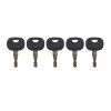 Ignition Keys 940451 5Pcs for Bobcat for Bomag for Caterpillar for Dynapac for Gehl for Hamm for NH for Skytrak for Volvo for Jcb for Moxy Terex