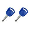 2PCS Ignition Key 82030143 For Case For Ford New Holland fot STEYR For FIAT 