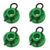 4 PCS Front Green Window Regulator Roller 4493433 For Volvo For Saab
