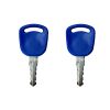 2PCS Ignition Key 82030143 For Case For Ford New Holland fot STEYR For FIAT 
