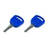 2PCS Ignition Key 82030143 For Case For Ford New Holland fot STEYR For FIAT 
