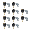 10 Pair Ignition Key 5P8500 and 8398 For Caterpillar