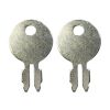 Set of 2 Ignition Keys 180681M93 for Massey Ferguson