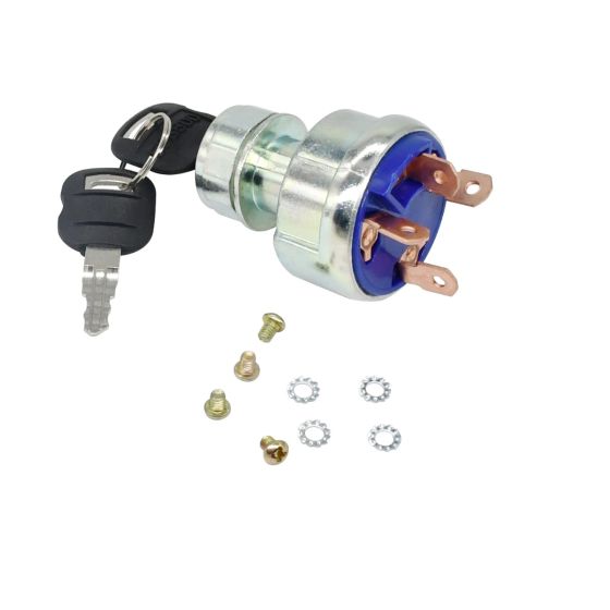 Ignition Switch 4 Wire With 2 Keys 9G7641 For Caterpillar