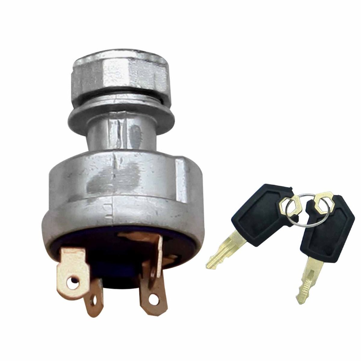 Ignition Switch 4 Wire With 2 Keys 9G7641 For Caterpillar