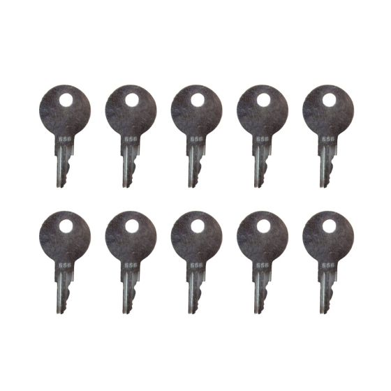 10Pcs Ignition Swith Key 556 For Hyster For Ford For Yale For Lull For New Holland