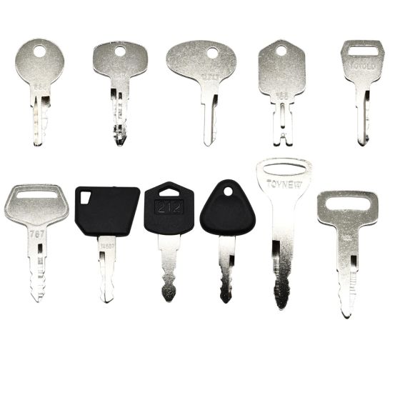 11Pcs Ignition Key 777 For Toyota For New Holland For Volvo For Clark For Samsung
