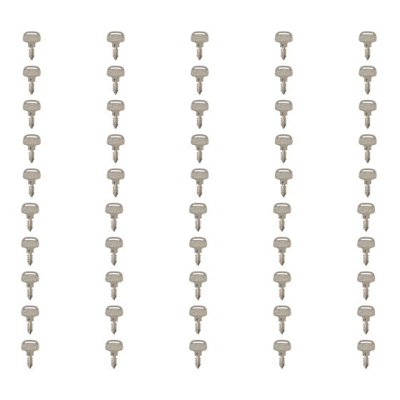 Ignition Start Starter Keys 50 Pcs 18510-63720 for Kubota 