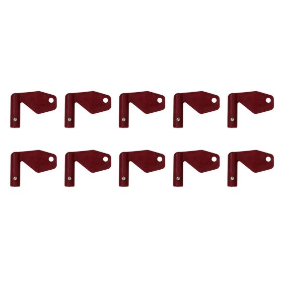 10Pcs 8157766 Heavy Equipment Ignition Keys for Volvo