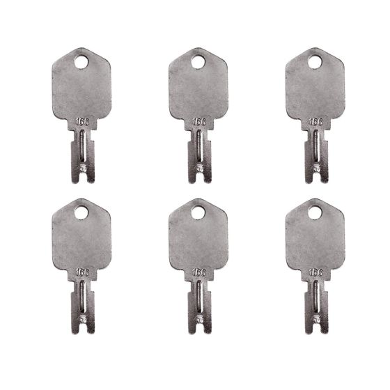 6Pcs Forklift Ignition Keys 1430 Compatible with Caterpillar Forklift Key