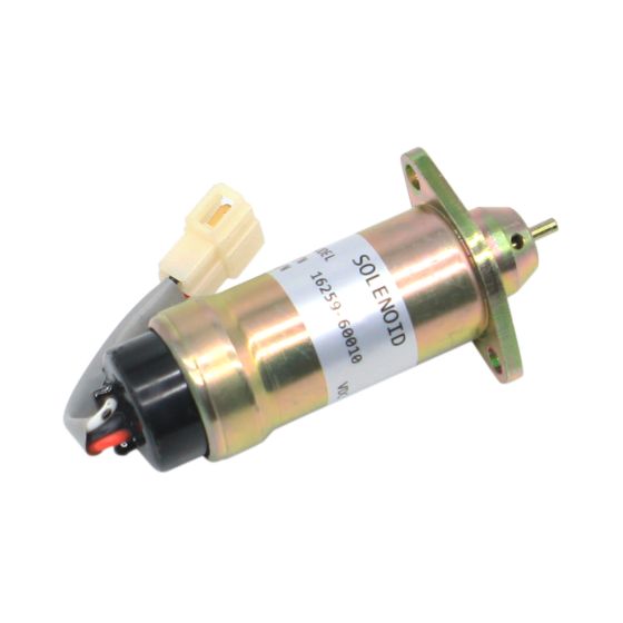Fuel Shut Off Solenoid 16259-60010 For Kubota For Hitachi