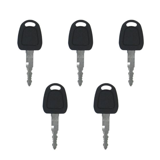  Ignition Keys 7006802 5Pcs For Bobcat For Daewoo For Doosan For Terex 