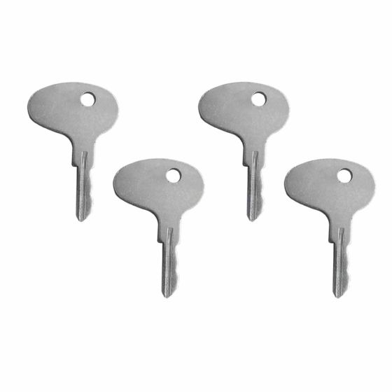 Ignition Key 123243 4Pcs for Kubota for Mitsubishi for Caterpillar for Kumiai